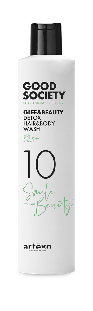 01-110110 GOOD SOCIETY 10 GLEE AND BEAUTY DETOX HAIR & BODY WASH 250ML